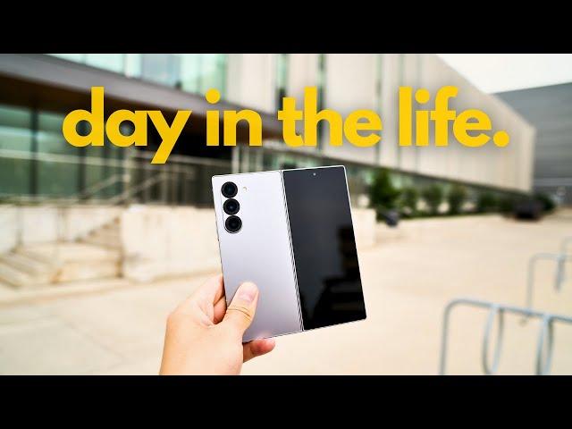 A Day In The Life with the Galaxy Z Fold6 - A University Student's Review