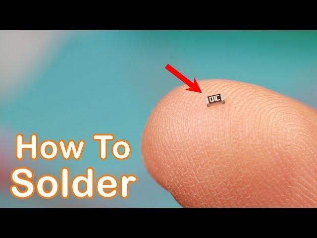 How to Solder SMD Components Within a Minute - Soldering tips