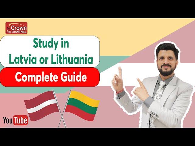 Study in Latvia or Lithuania | Study in Lithuania vs Latvia For Indian Students in 2025 Full Guide