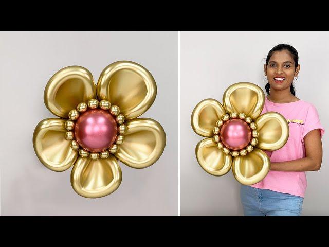 Learn How to make Balloon Flowers