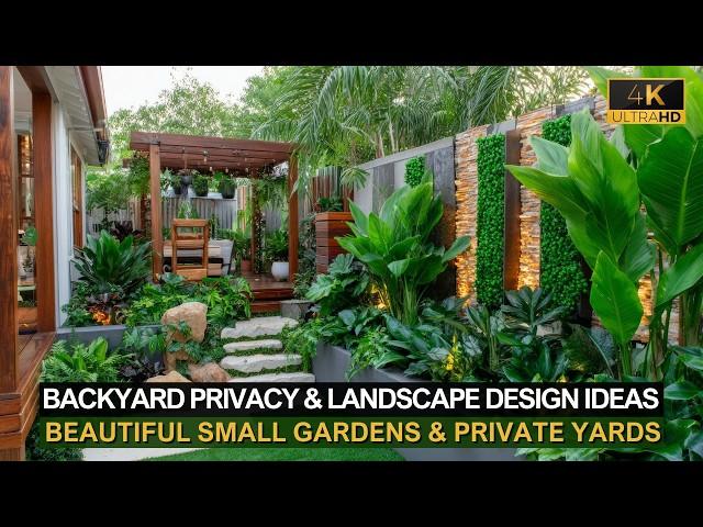 Backyard Privacy Solutions  Landscape Design Tips for Small Gardens & Private Yards