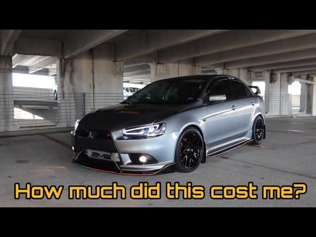 Mitsubishi Lancer / Ralliart / Evo X Full build breakdown