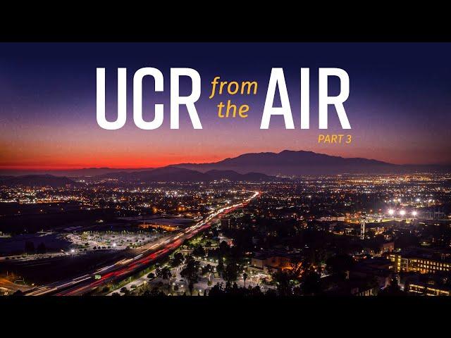 UCR tour from the air