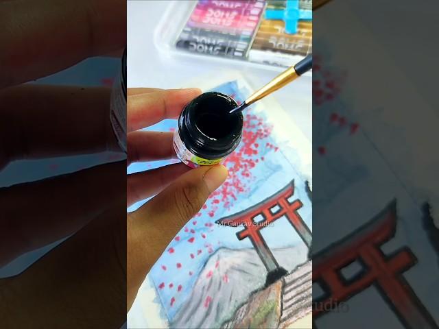 Oil pastel + Watercolour + Acrylic Drawing