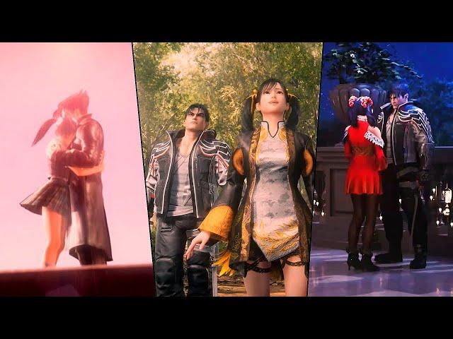 TEKKEN SERIES - Every Jin and Xiaoyu love scene compilation (1080p)