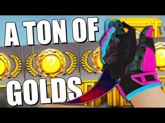 INSANE UNBOXING LUCK (7 GOLDS) | TDM_Heyzeus