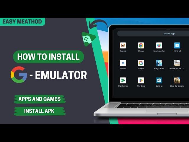 Install Google Play Games Emulator and run Run Android Apps & Games on PC/Laptop