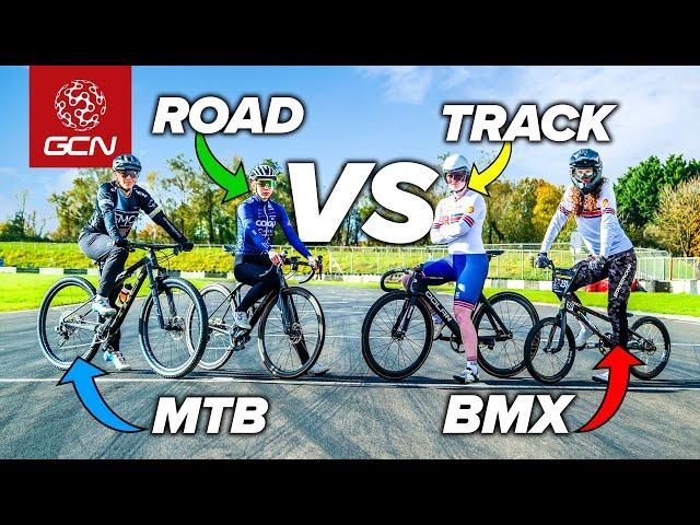 Who Is The FASTEST Cyclist? | MTB vs Road vs Track vs BMX