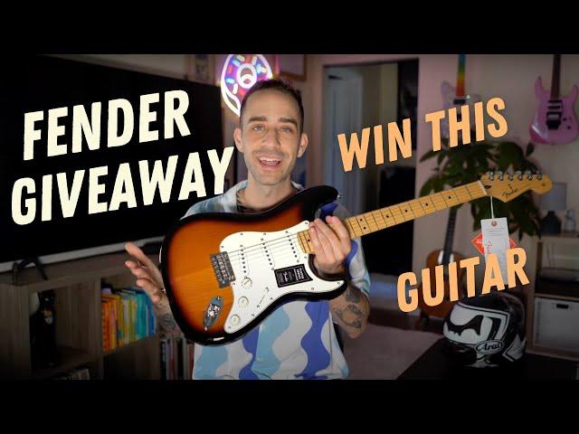 Free Fender Giveaway!! Win This Guitar!