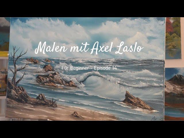 Wie male ich Meer, Wasser, See - Ganzes Tutorial für Anfänger und Beginner