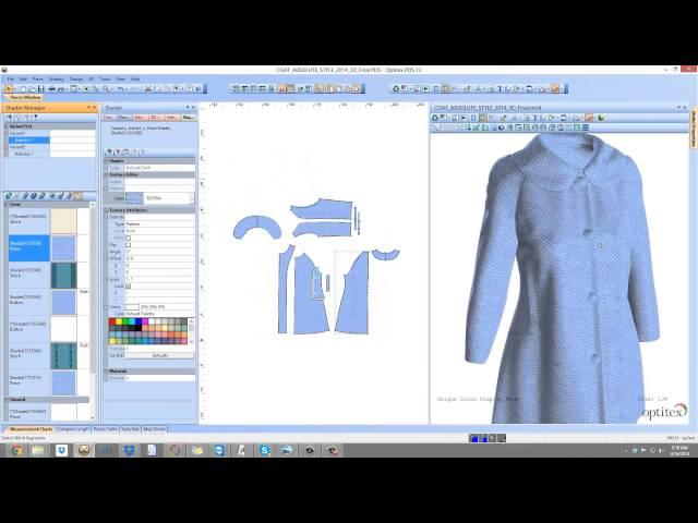 Optitex Virtual Product 3D Fashion Design Software for Textiles,Apparel,Garment Industry