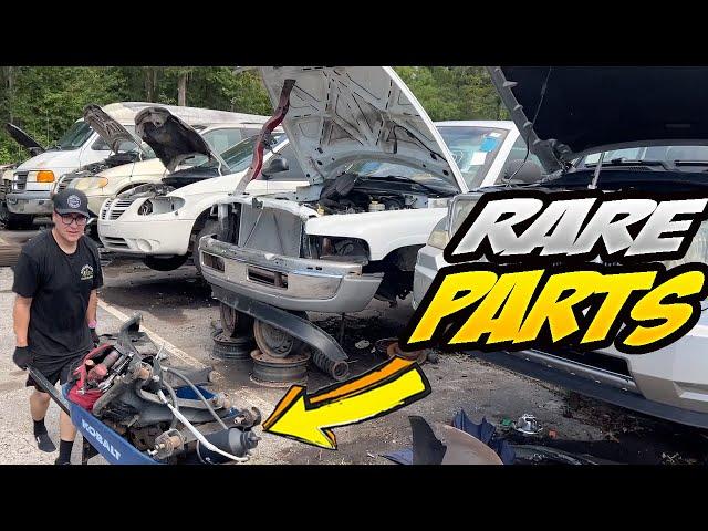 Junkyard run for 2nd Gen Dodge Ram Parts