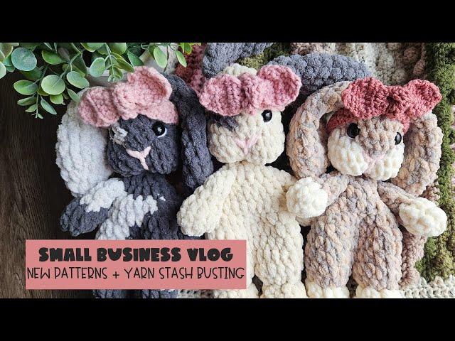 Small Business Vlog | New Patterns to Try, Pattern Tests, + Stash Busting Yarn