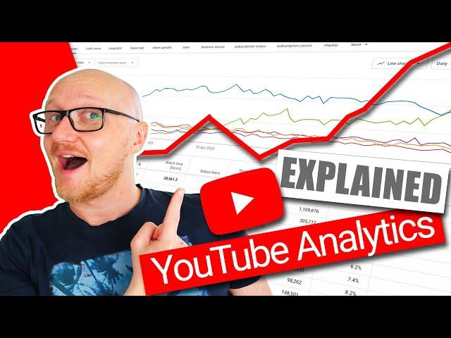 YouTube Analytics EXPLAINED - OVERVIEW tutorial