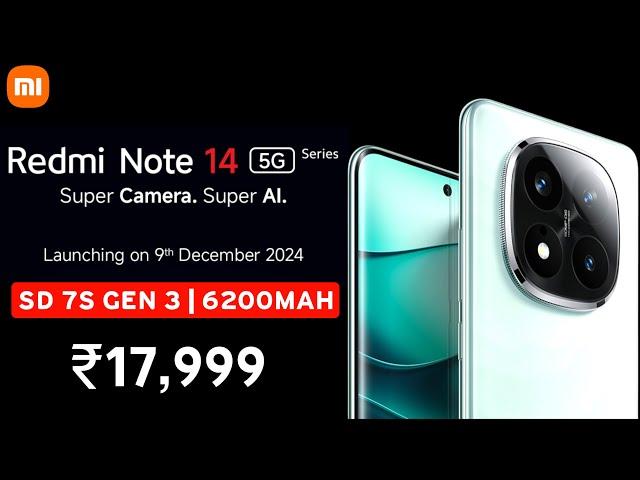 Redmi Note 14 5G Series Official India Launch Date, Price in India & Specs | Note 14 Pro | 14 Pro+ 