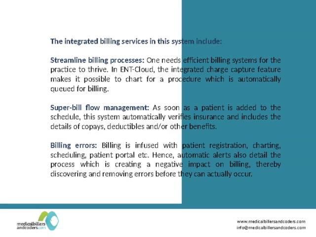 The ENT Cloud Billing Services  Advantage to otola