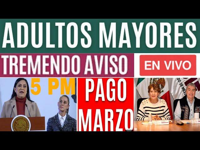 ADULTOS MAYORES 65 Y MÁS MUJERES BIENESTAR PAGOS Y MAS PAGOS BIENESTAR