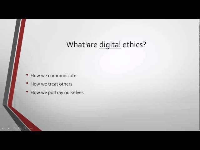 Introduction to Digital Ethics