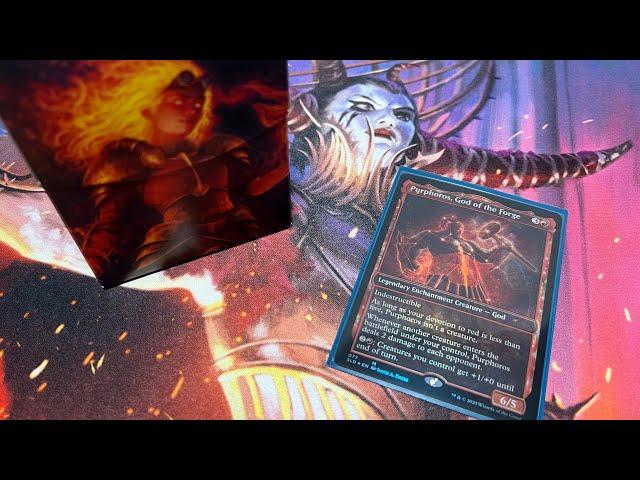 Purphoros, God of the Forge Commander deck breakdown MTG