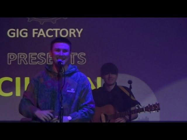 Cillian live in the My Place Gig Factory