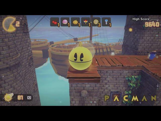 PAC-MAN WORLD Re-PAC crazy cannon level clear PS5 