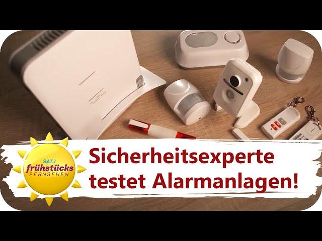 Smarte Alarmanlagen: das Preis-Leistungs-Verhältnis im Test! | SAT.1 Frühstücksfernsehen