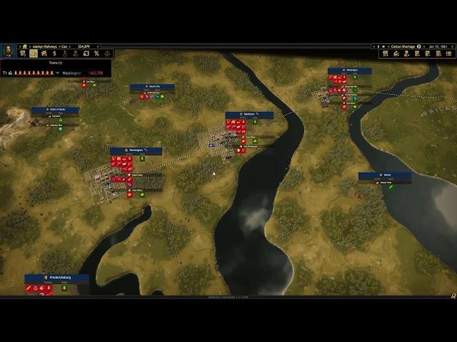 S10:E4 Railroad Corporation - Civil War DLC - Mission 2 - Cotton Shortage - Part 1