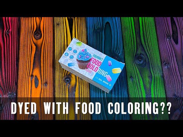 Can You Dye Wood with Food Coloring?