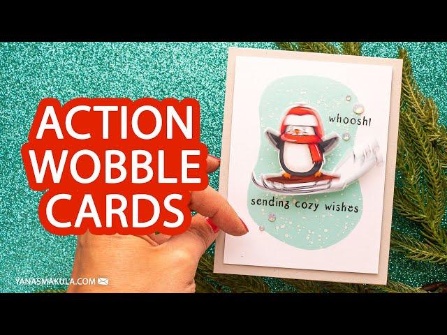 Action Wobble Winter Cards