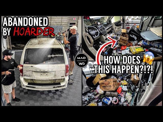 Deep Cleaning A Hoarders ABANDONED Minivan With WD DETAILING! I Insane Car Detailing Transformation!