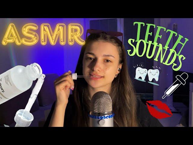 ASMRTEETH SOUNDS️TAPPING