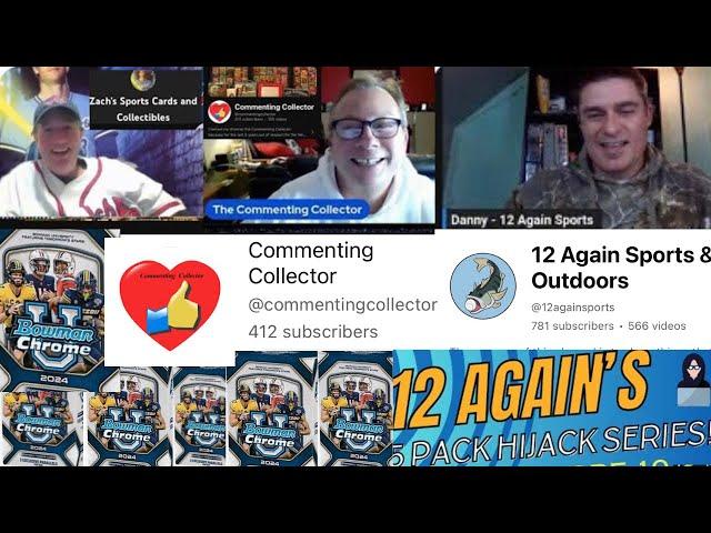 Zach’s Sports Cards is Live with Special Guests @commentingcollector & @12againsports