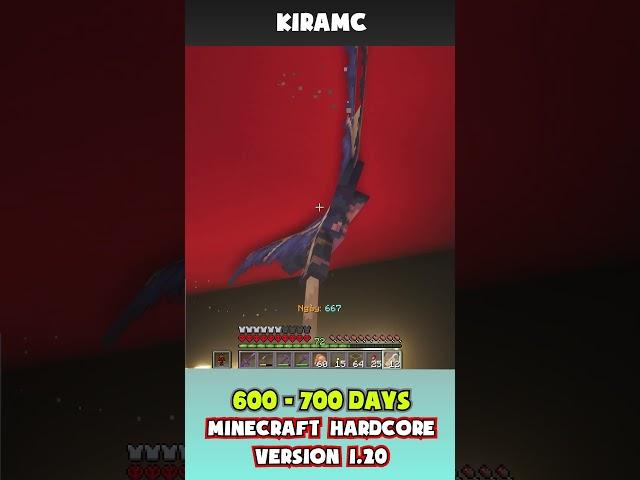 KiraMC Và 100 Ngày Minecraft 1.20 Sinh Tồn Siêu Khó *6 | KiraMC #shorts