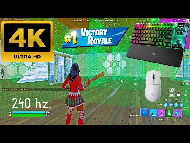 [ 45 Min ] Keyboard and Mouse ASMR  [ Fortnite Box Fights Gameplay ] 🟢