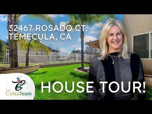 Take a Tour! 32467 Rosado Court,  Temecula.  Paseo Del Sol Community