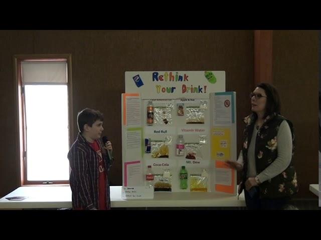 Nathan - Homeschool Science Fair -2018 - Rethink Your Drink