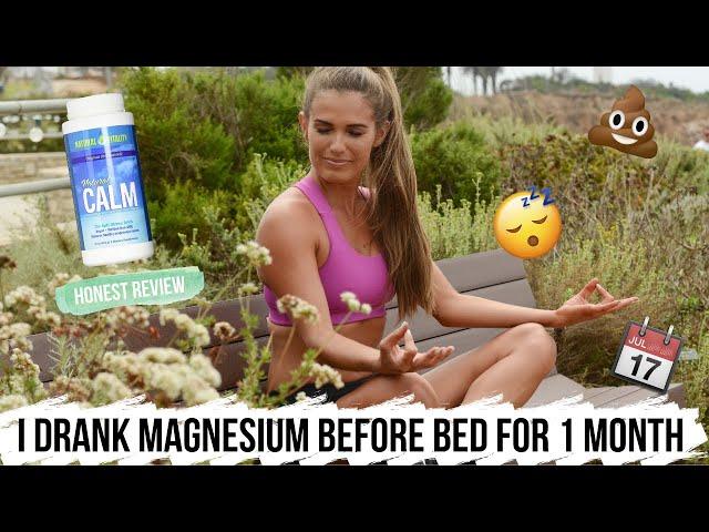 I Drank MAGNESIUM Before Bed for a Month | CALM MAGNESIUM HONEST REVIEW