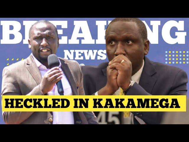 Drama In Malava, Aron Cheerio Heckled For Defending SHA In Front Of Ruto |Stureh Punchline