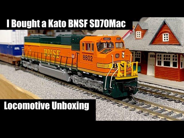 I Bought a KATO BNSF SD70Mac HO Locomotive from eBay - Unboxing and Test Run