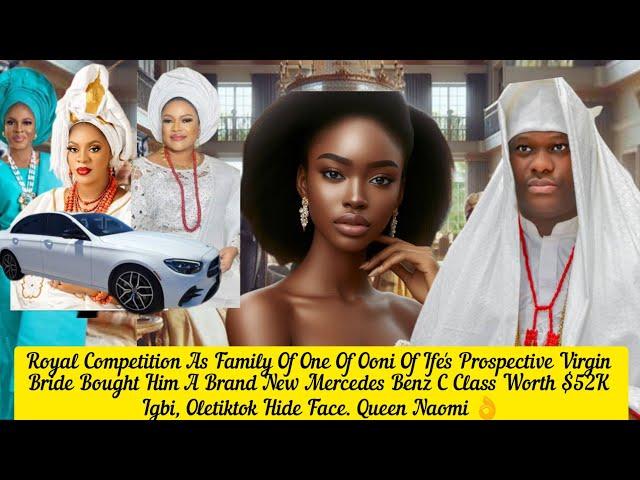 Royal Competition As Ooni Of Ife  Received Brand New Mercedes-Benz Queen Naomi 