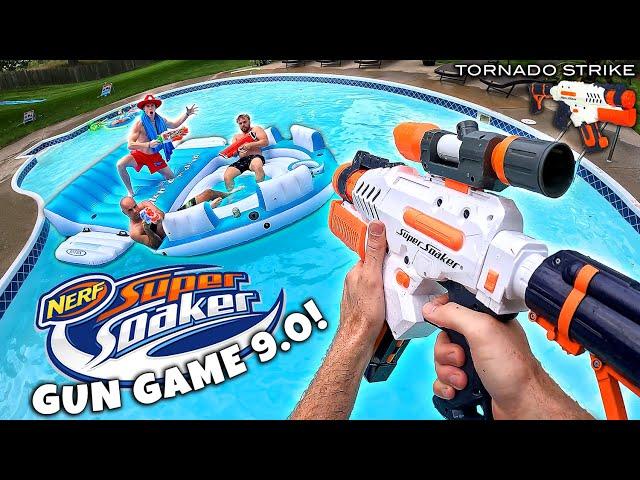 NERF GUN GAME | SUPER SOAKER 9.0 (Nerf First Person Shooter)