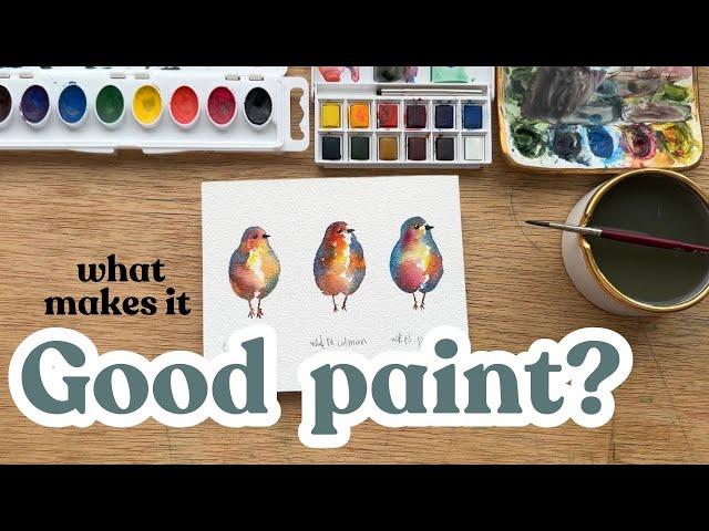 What makes watercolor paint good? Testing beginner, intermediate, and professional paints