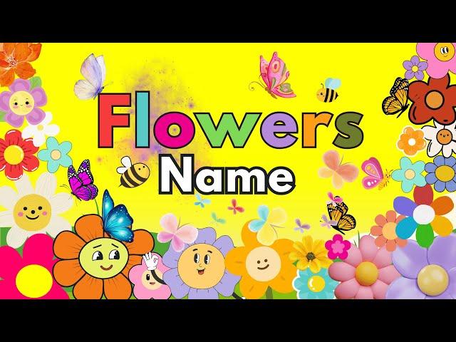 “Garden of Flowers | Cute & Simple Flower Poem for Kids| Learn 10 Flowers”Lil Hub Learning for Kids