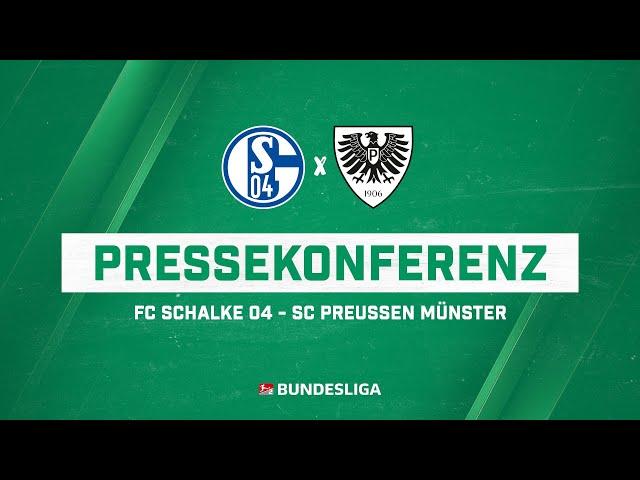 Pressekonferenz: FC Schalke 04 - SC Preußen Münster (1:0)