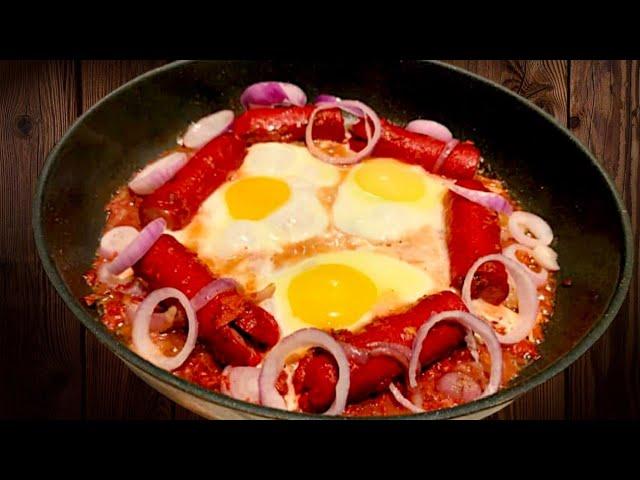 HOTDOG AND EGG! YUMMY AND SIMPLE RECIPE!