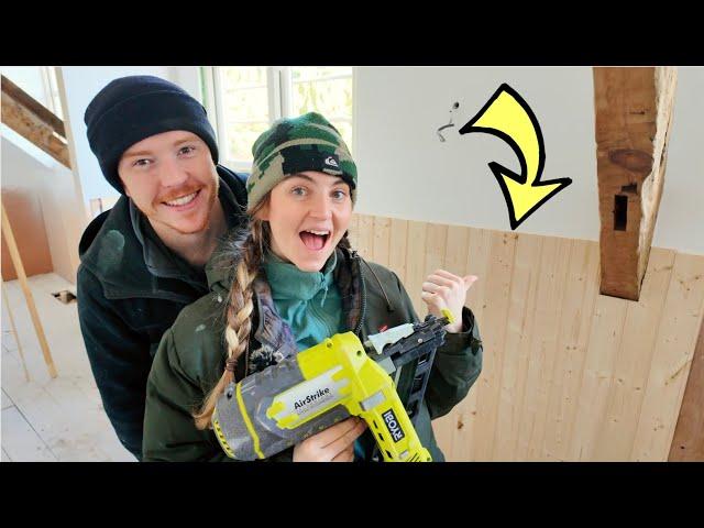 Our first furniture arrived & panelling our room (Ep. 27)