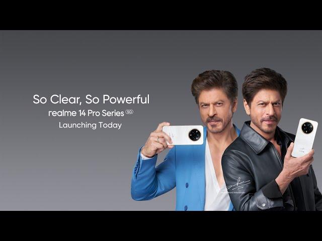 2025 Belongs to Kings: SRK and #realme14ProSeries5G!