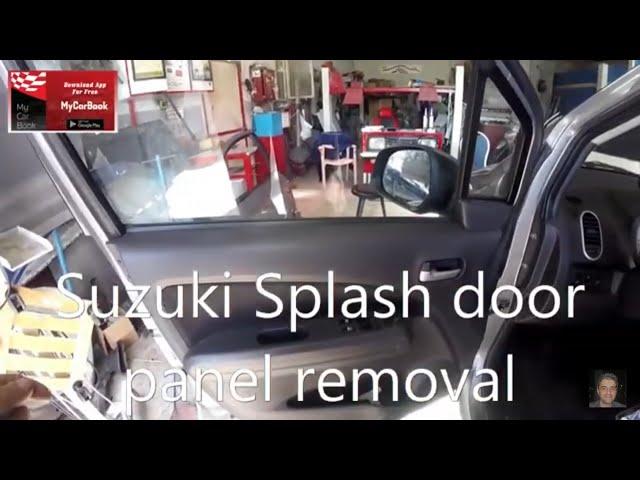 Suzuki Splash door panel removal