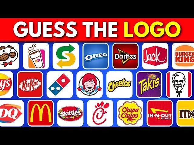 Guess The Food Logo in 2 Seconds | 100 Famous Logos  Logo Quiz