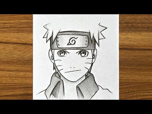 How to draw Naruto Uzumaki || How to draw anime step by step || Naruto drawing tutorial